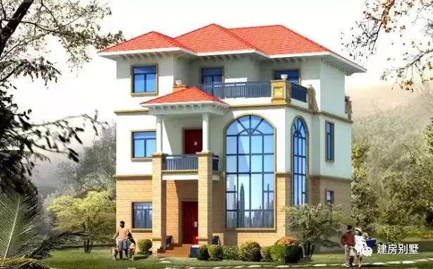 在農村老家建一棟漂亮的小別墅，15套外觀效果圖，每個都是溫馨舒適的家