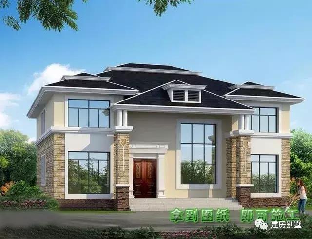 在農村老家建一棟漂亮的小別墅，15套外觀效果圖，每個都是溫馨舒適的家