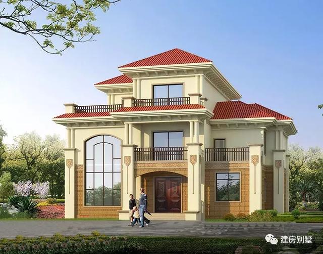 在農村老家建一棟漂亮的小別墅，15套外觀效果圖，每個都是溫馨舒適的家