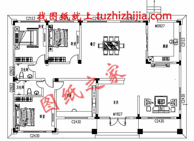 農(nóng)村12萬自建一層平房設計圖，讓父母的養(yǎng)老生活溫馨舒適！
