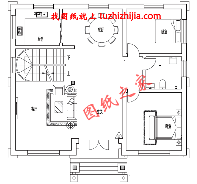 2024年新款別墅外觀圖三層戶型設(shè)計(jì)，適合人口較多的家庭修建！