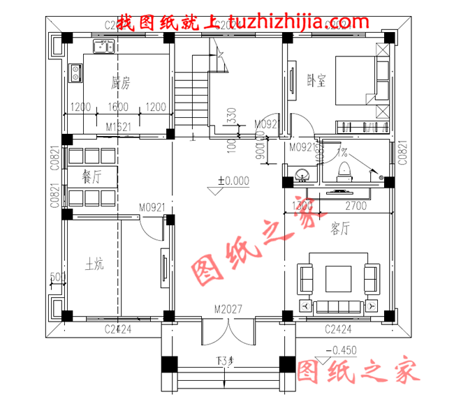2024年新款別墅外觀圖三層戶型設(shè)計(jì)，適合人口較多的家庭修建！