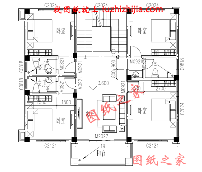 2024年新款別墅外觀圖三層戶型設(shè)計(jì)，適合人口較多的家庭修建！