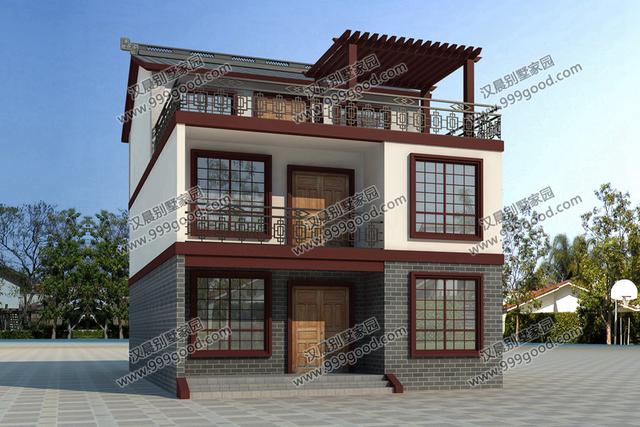 2套中式風(fēng)格農(nóng)村別墅戶型圖，看見了就挪不開眼，美爆了的民族風(fēng)！