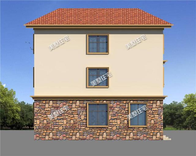 11x10米三層別墅設(shè)計(jì)圖紙，外觀大氣時(shí)尚，建起來就是高富帥！