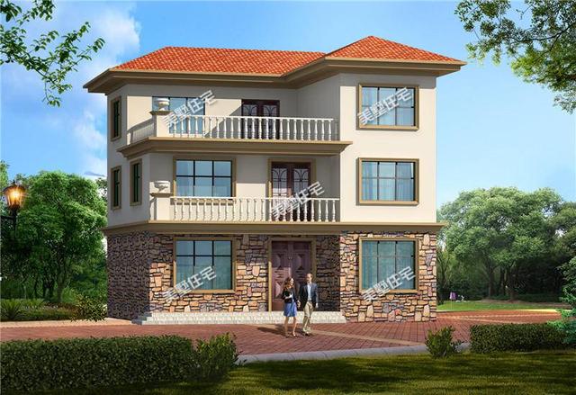 11x10米三層別墅設(shè)計(jì)圖紙，外觀大氣時(shí)尚，建起來就是高富帥！