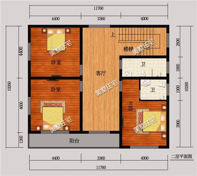 11x10米三層別墅設(shè)計(jì)圖紙，外觀大氣時(shí)尚，建起來就是高富帥！