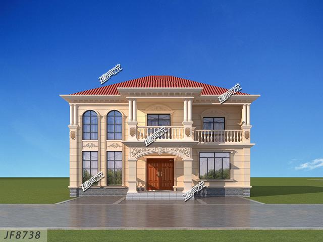 小宅基地就應(yīng)該這樣建房，這3套二層別墅設(shè)計(jì)好看極了，豪宅既視感爆棚