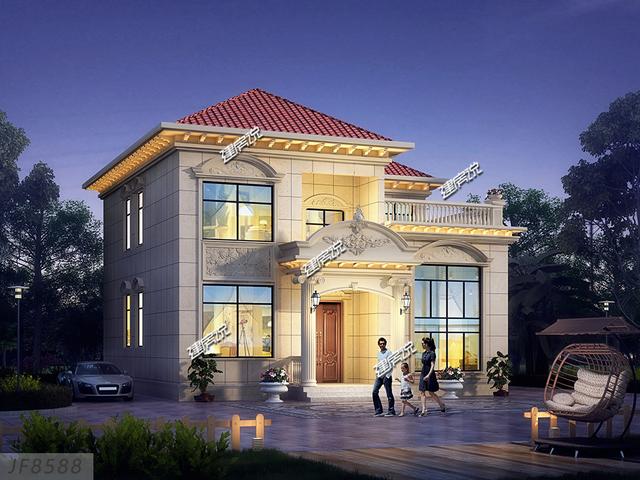 小宅基地就應(yīng)該這樣建房，這3套二層別墅設(shè)計(jì)好看極了，豪宅既視感爆棚