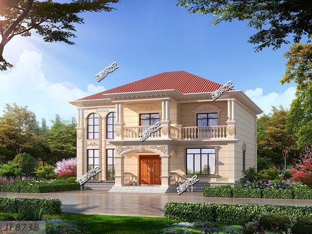 小宅基地就應(yīng)該這樣建房，這3套二層別墅設(shè)計(jì)好看極了，豪宅既視感爆棚