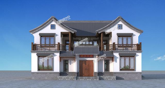 適合農(nóng)村大家庭建造的四合院別墅設(shè)計(jì)圖，顏值高造價(jià)低，非常經(jīng)濟(jì)實(shí)用！