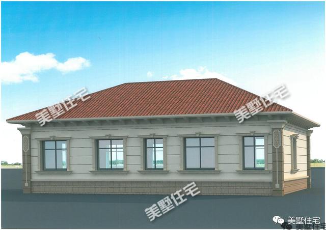 三款農村平層別墅設計圖，2廳4臥造價10萬起，1最好看2帶院子