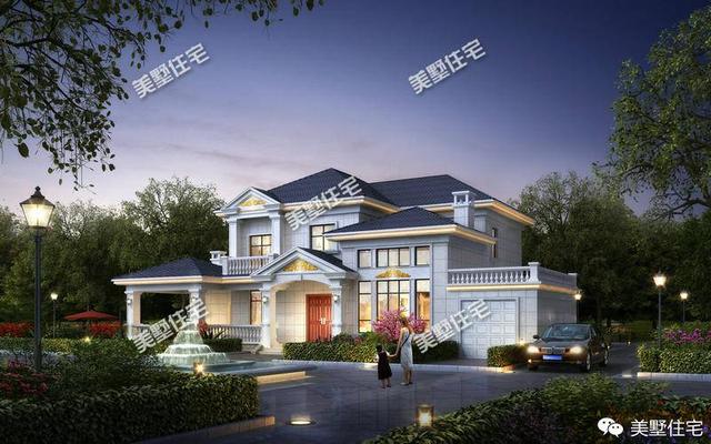 8套新農(nóng)村小二層別墅設(shè)計圖，設(shè)計都帶陽臺，毛坯造價30萬左右