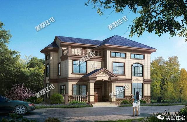 8套新農(nóng)村小二層別墅設(shè)計圖，設(shè)計都帶陽臺，毛坯造價30萬左右