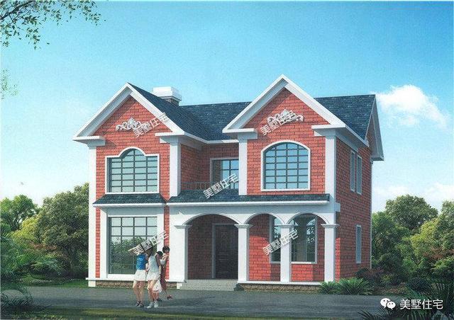 買房不如自建別墅，8套農(nóng)村二層別墅設(shè)計，戶型方正，精致實用！