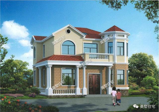 買房不如自建別墅，8套農(nóng)村二層別墅設(shè)計，戶型方正，精致實用！