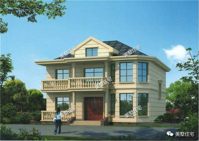 買房不如自建別墅，8套農(nóng)村二層別墅設(shè)計，戶型方正，精致實用！