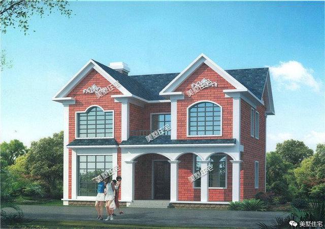 12×10米歐式別墅設(shè)計，一套二層、兩套三層，這樣的設(shè)計50年不過時