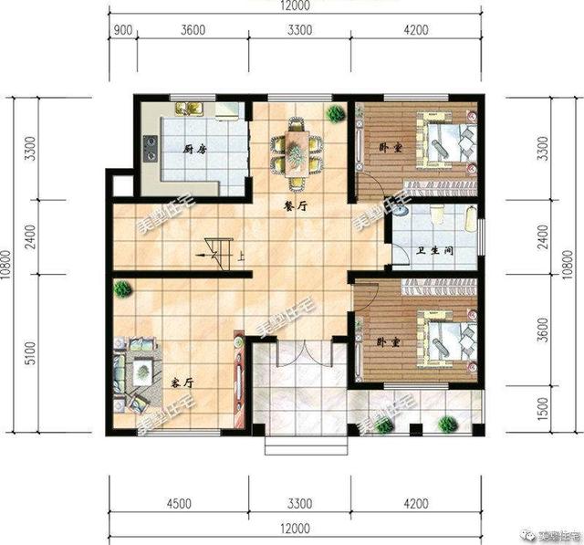 12×10米歐式別墅設(shè)計，一套二層、兩套三層，這樣的設(shè)計50年不過時