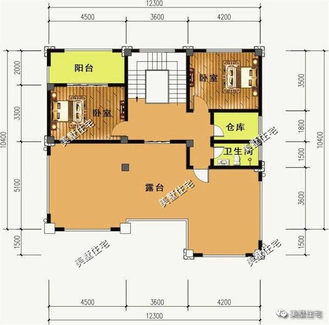 12×10米歐式別墅設(shè)計，一套二層、兩套三層，這樣的設(shè)計50年不過時