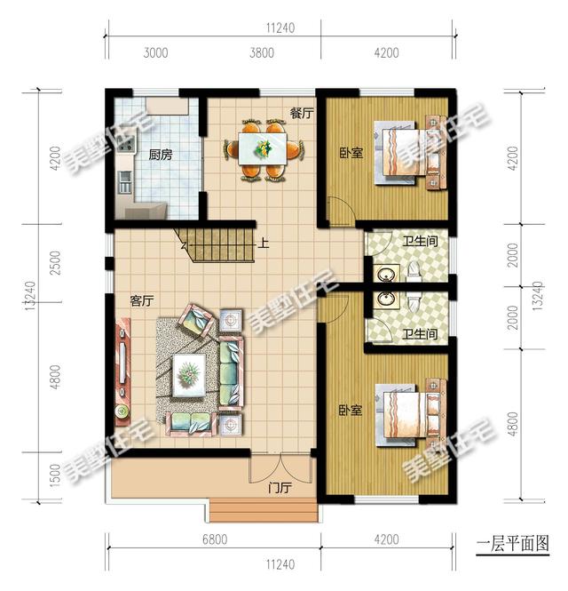 現(xiàn)代簡約型三層別墅設(shè)計(jì)，8臥6衛(wèi)帶露臺，經(jīng)濟(jì)實(shí)用人人夸！