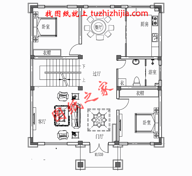 新農(nóng)村二層半別墅設(shè)計(jì)圖，村里人看了都說(shuō)好！