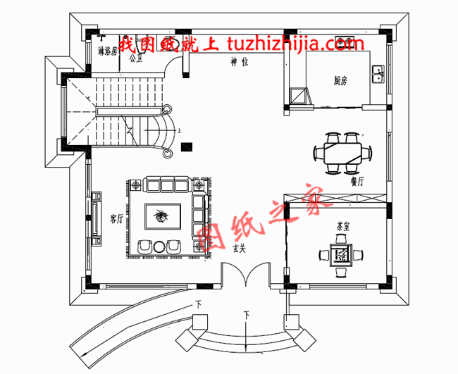 新農(nóng)村二層半別墅設(shè)計(jì)圖，村里人看了都說(shuō)好！