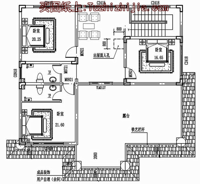 新農(nóng)村二層半別墅設(shè)計(jì)圖，村里人看了都說(shuō)好！