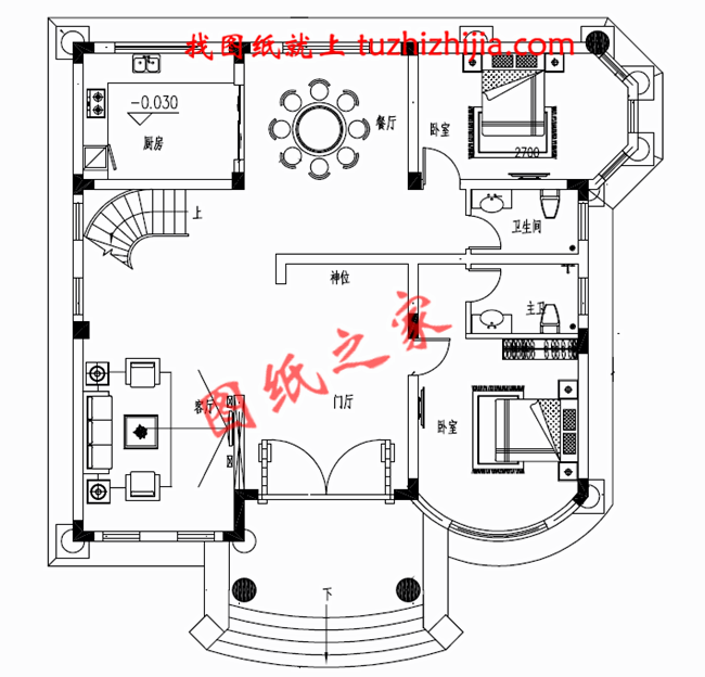新農(nóng)村二層半別墅設(shè)計(jì)圖，村里人看了都說(shuō)好！