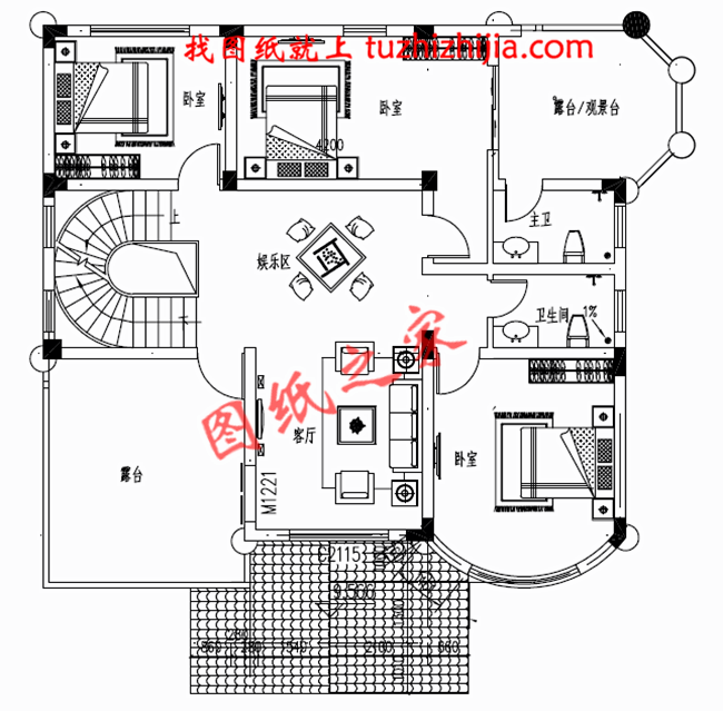 新農(nóng)村二層半別墅設(shè)計(jì)圖，村里人看了都說(shuō)好！