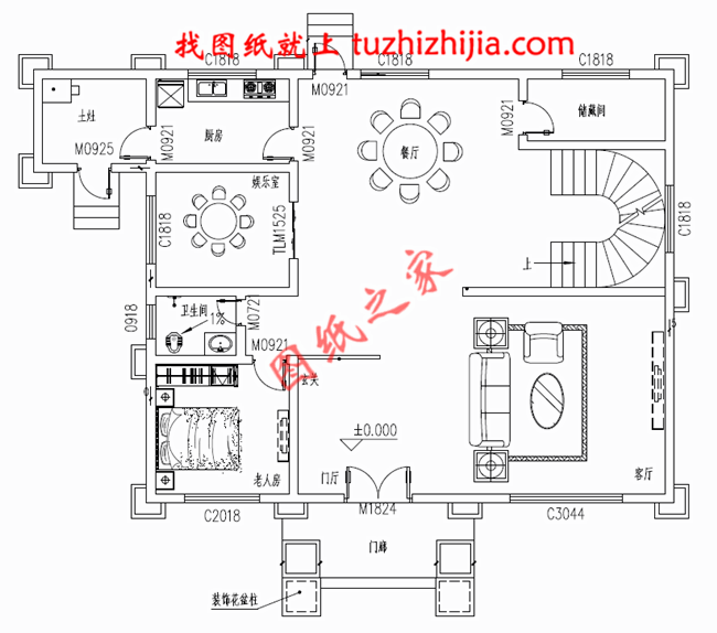 新農(nóng)村二層半別墅設(shè)計(jì)圖，村里人看了都說(shuō)好！