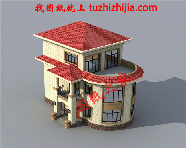 農(nóng)村20萬三層別墅圖片，小戶型別墅也能這么大氣漂亮！