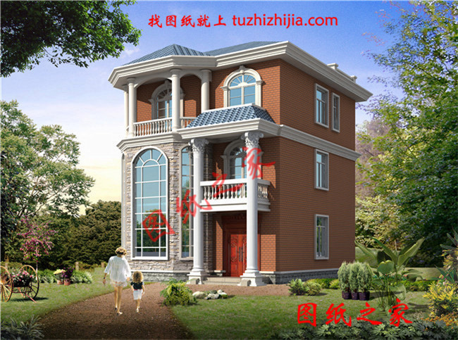 農(nóng)村20萬三層別墅圖片，小戶型別墅也能這么大氣漂亮！