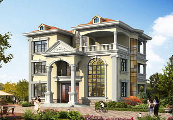 農村60萬三層別墅新款式設計圖，外觀和實用性并駕齊驅