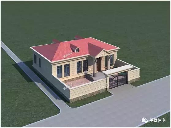 一層經(jīng)典實(shí)用別墅設(shè)計(jì)圖，最低15萬(wàn)建造，人人見(jiàn)了都喜歡。