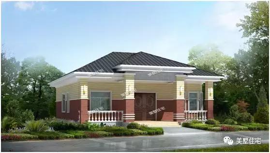 一層經(jīng)典實(shí)用別墅設(shè)計(jì)圖，最低15萬(wàn)建造，人人見(jiàn)了都喜歡。