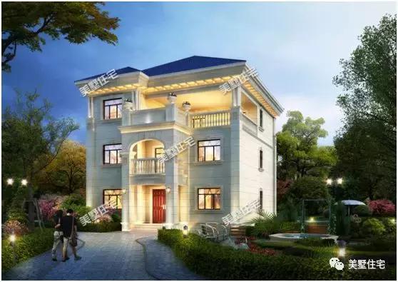 三層經(jīng)典別墅設(shè)計(jì)圖，戶型方正，7臥6衛(wèi)，一家人居住，共享天倫之樂。