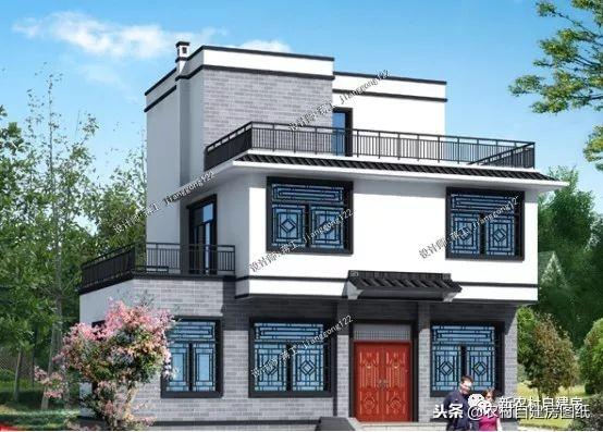 三款農(nóng)村二層小別墅設計圖，20萬就可以拿下，城里人都羨慕！