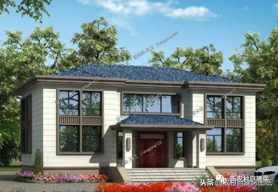 三款農(nóng)村二層小別墅設計圖，20萬就可以拿下，城里人都羨慕！