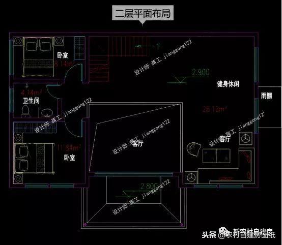 三款農(nóng)村二層小別墅設計圖，20萬就可以拿下，城里人都羨慕！