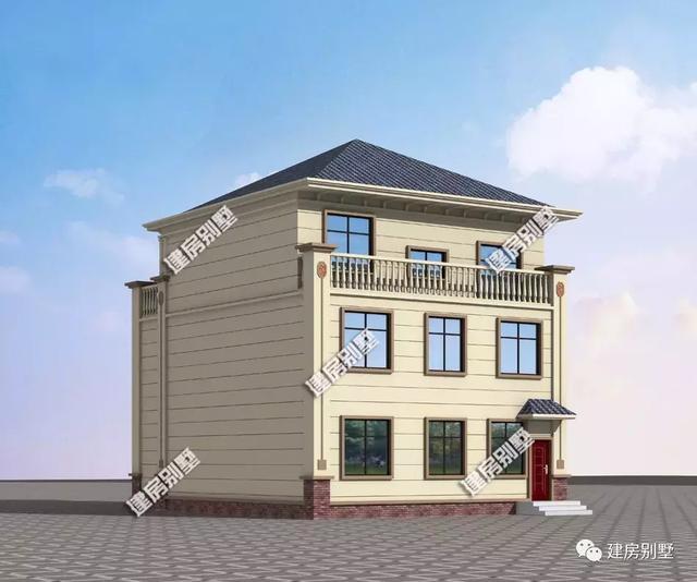 三層帶地下室樓房設計圖，外觀精致漂亮，是大戶人家！