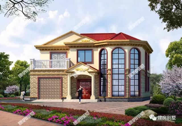 帶車庫的兩款二層別墅設(shè)計圖，經(jīng)濟實用，生活更方便！