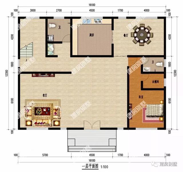 三層農(nóng)村住宅設計圖，最后一款很適合一家三兄弟建造。