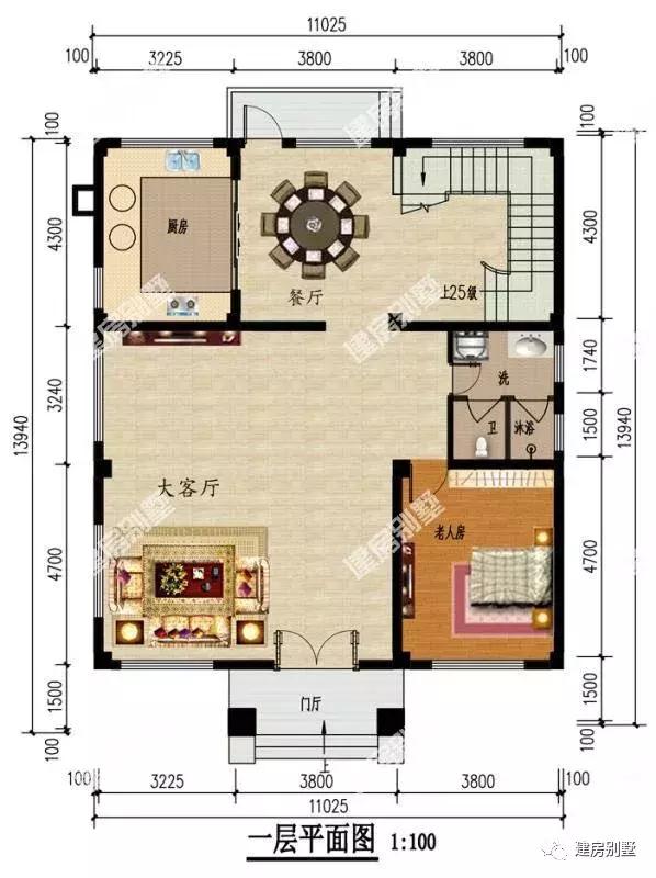三層農(nóng)村住宅設計圖，最后一款很適合一家三兄弟建造。