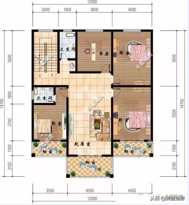 46萬打造三層簡歐別墅設(shè)計圖，多個小陽臺，經(jīng)濟實惠又耐看！