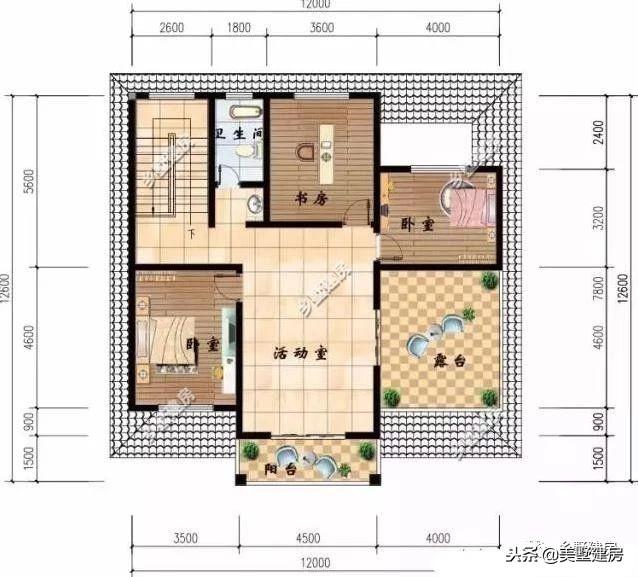 46萬打造三層簡歐別墅設(shè)計圖，多個小陽臺，經(jīng)濟實惠又耐看！