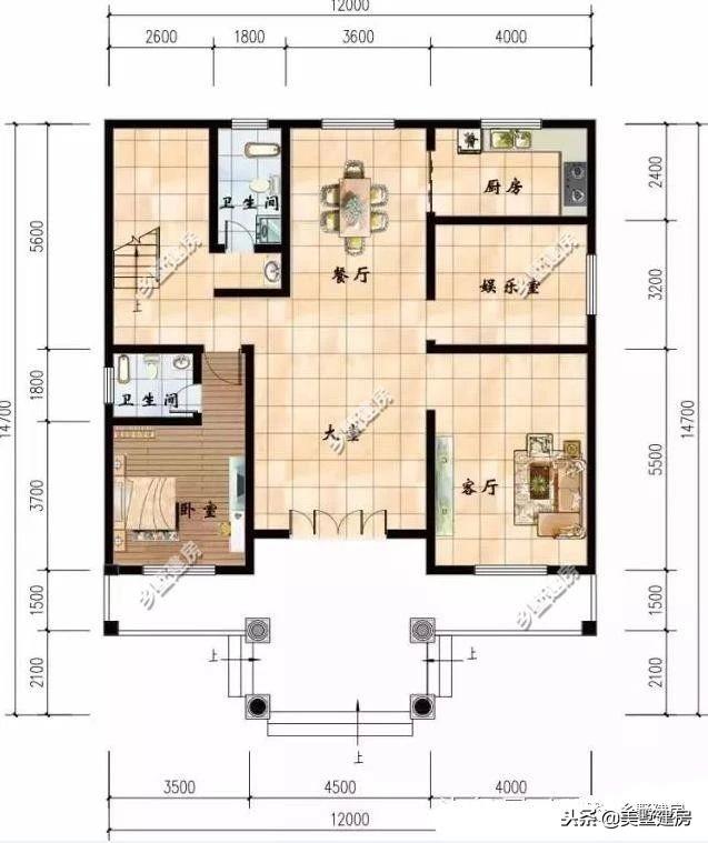 46萬打造三層簡歐別墅設(shè)計圖，多個小陽臺，經(jīng)濟實惠又耐看！