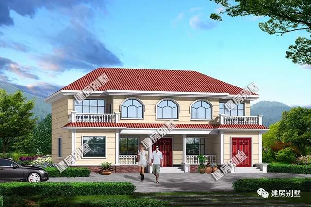 兩款大開間的二層農(nóng)村房屋自建房，戶型很不錯，帶堂屋！