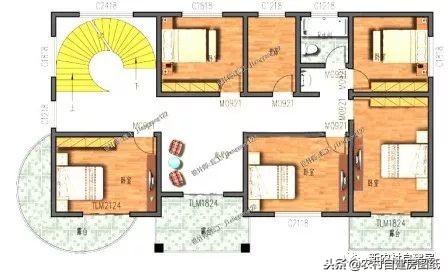 四款進深9米的經(jīng)典二層別墅自建房，占地中等，布局合理，溫馨感十足！