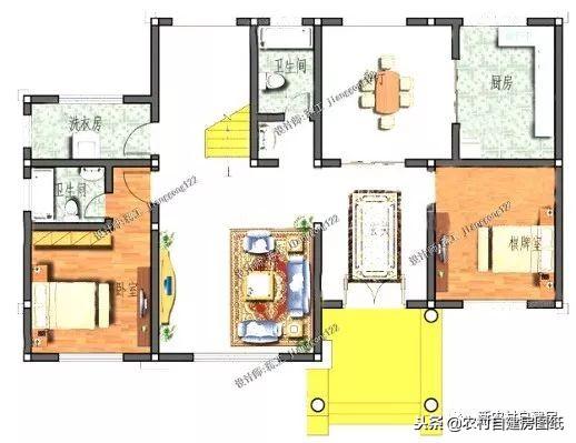 四款進深9米的經(jīng)典二層別墅自建房，占地中等，布局合理，溫馨感十足！